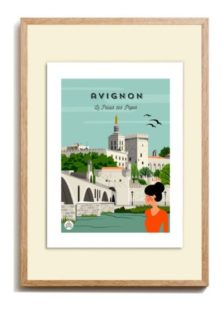 Affiche Avignon Etsy