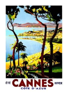 Affiche Cannes Etsy