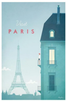 Affiche Paris Juniqe